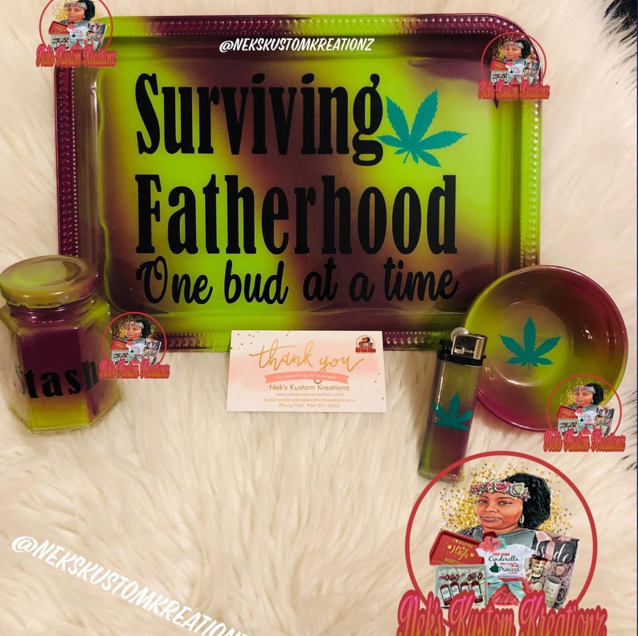 Customized Tray Gift Set – Personalized (Theme or Design if Your Choice)