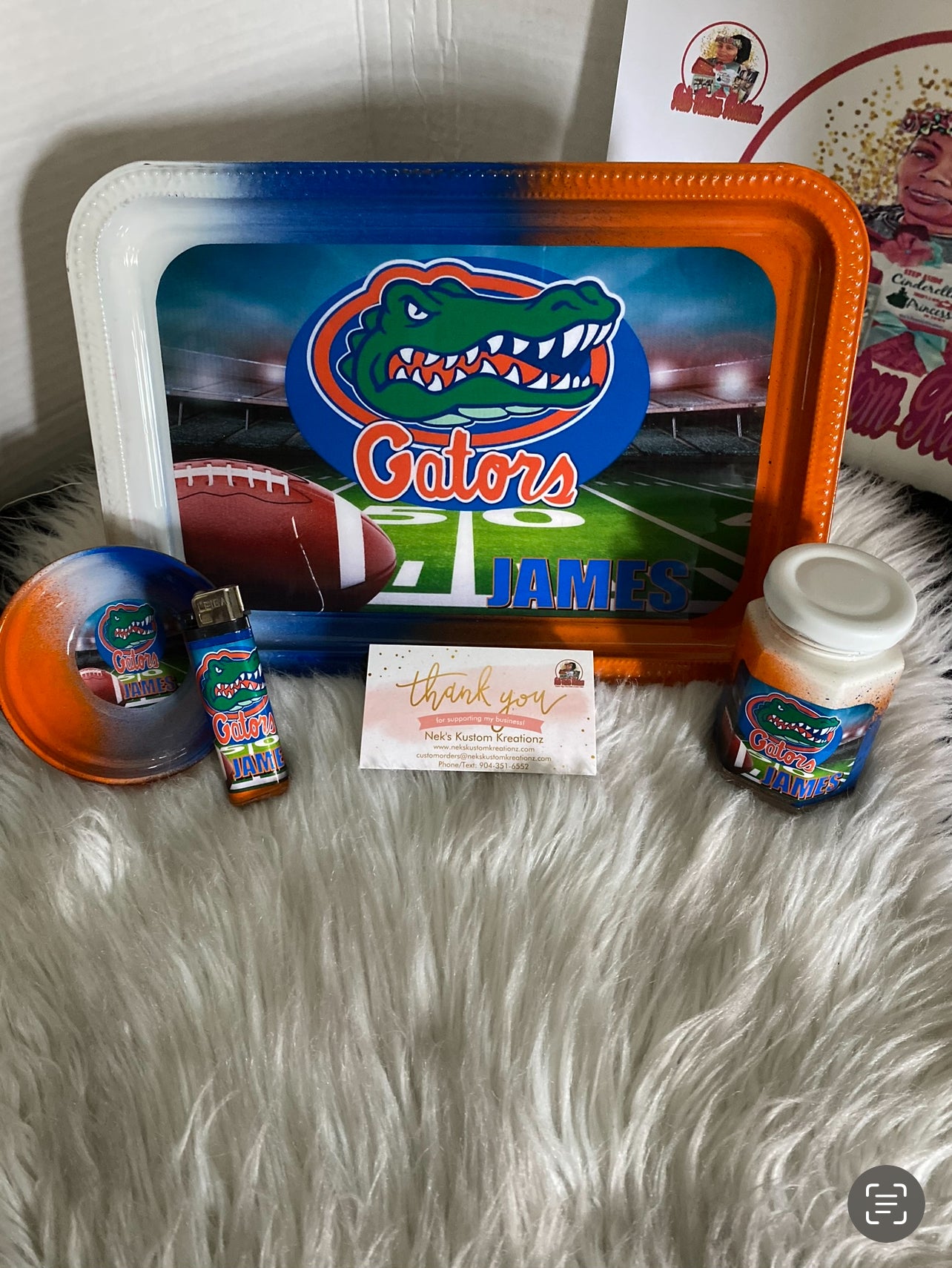Customized Tray Gift Set – Personalized (Theme or Design if Your Choice)
