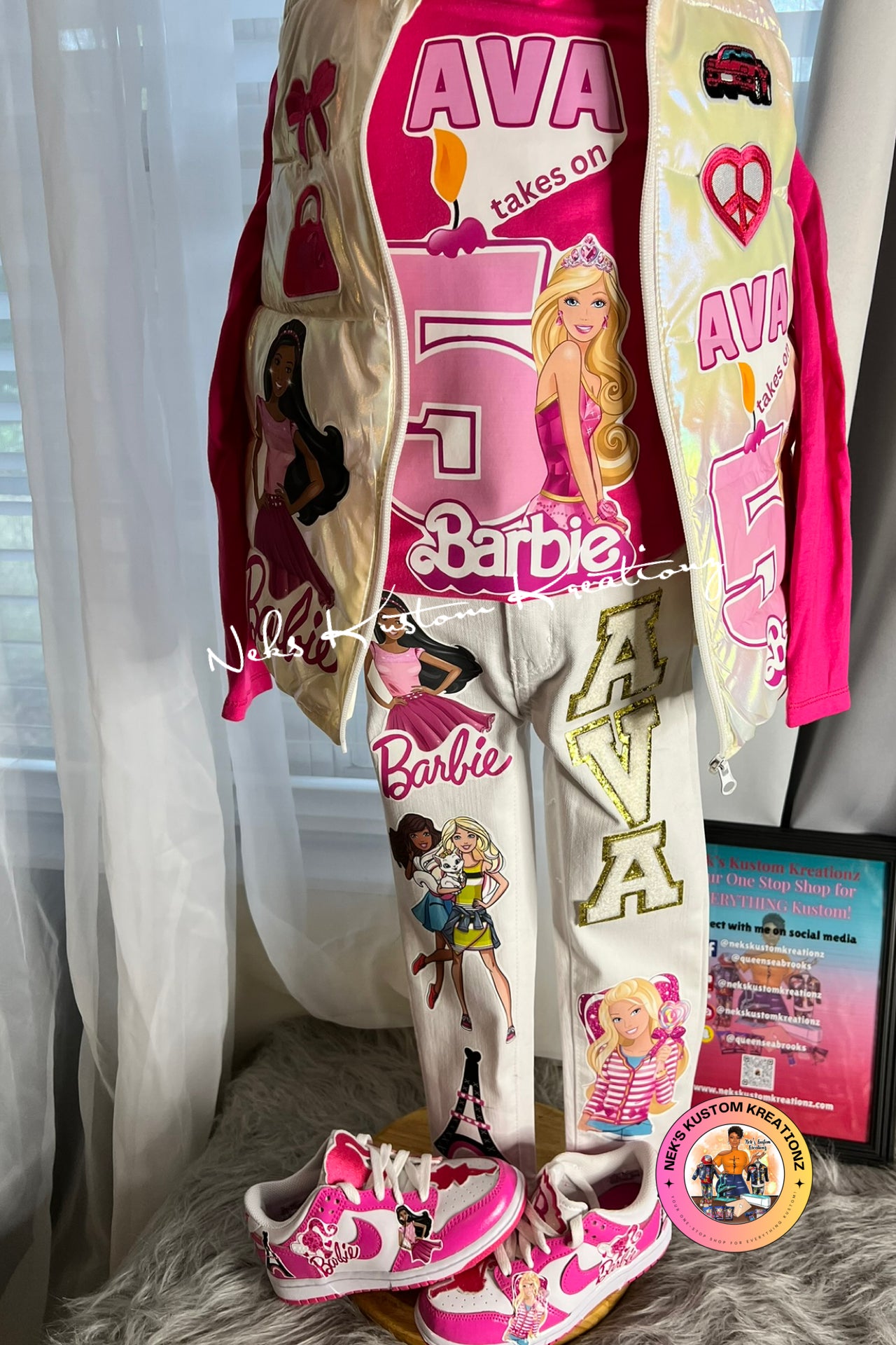 Custom Puffer Jacket Outfit Theme of Your Choice