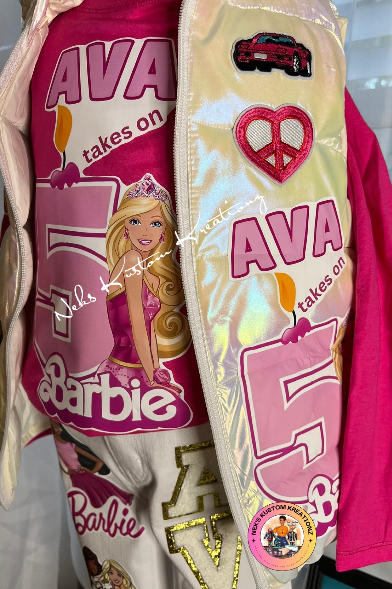 Custom Puffer Jacket Outfit Theme of Your Choice