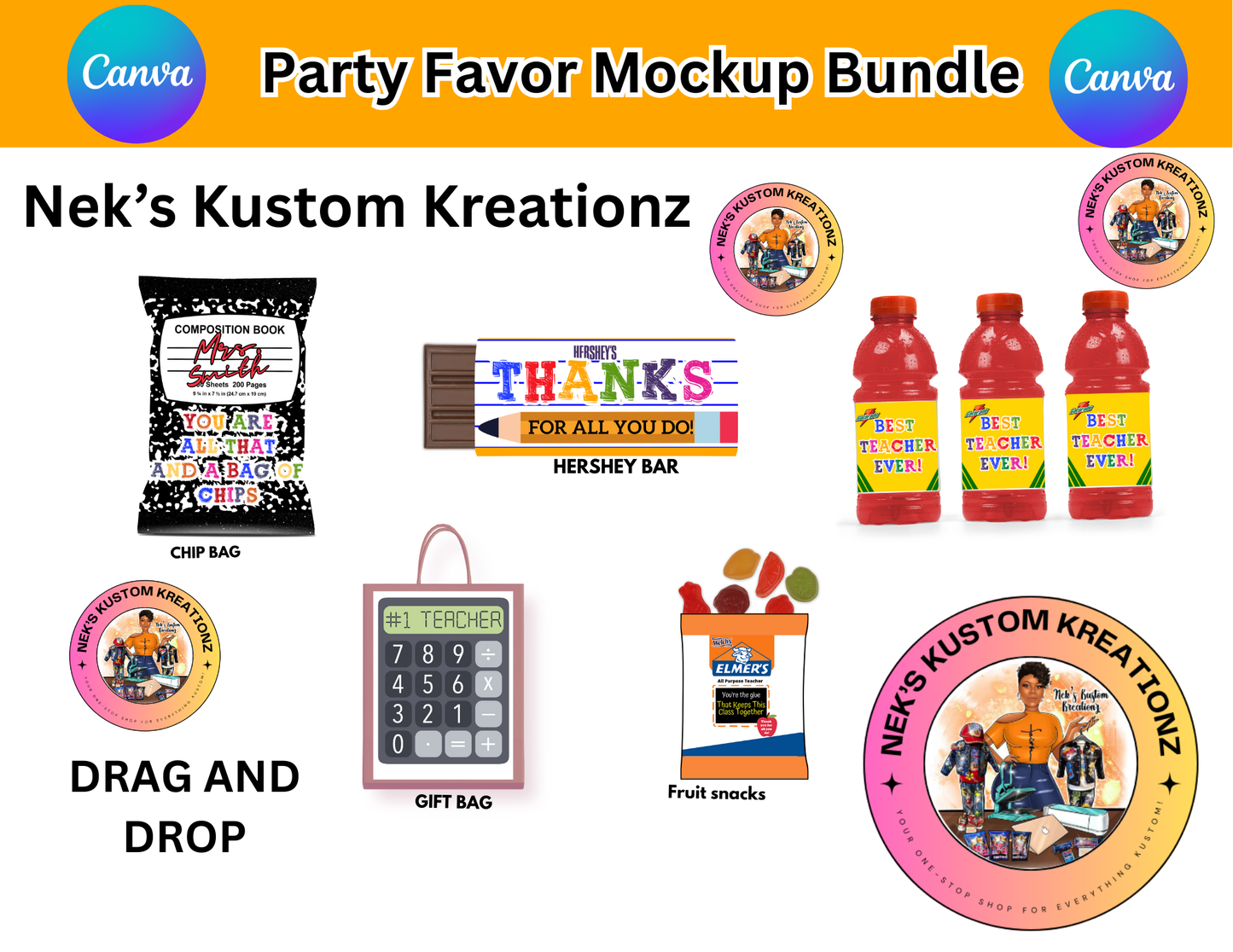 Teacher Appreciation Template Bundle #2