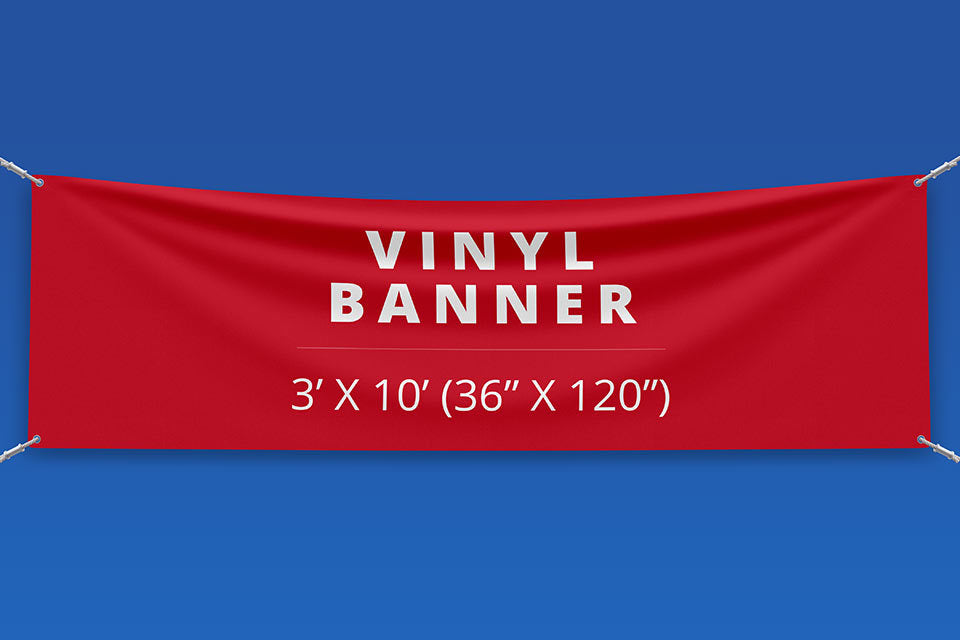 Personalized Banner (3x3 up to 3x10)
