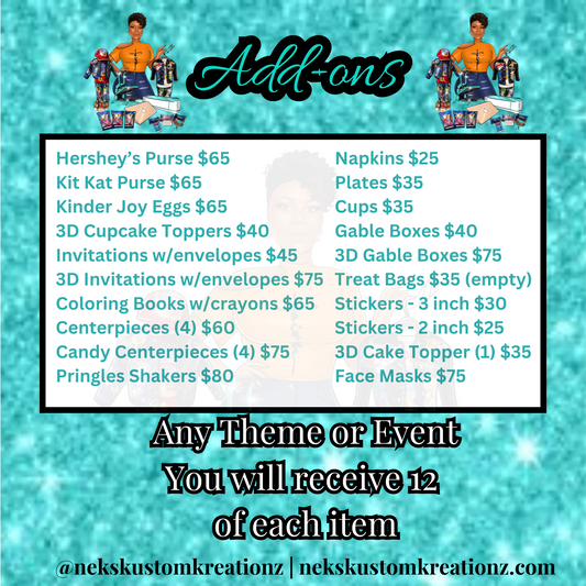 Party Favor Add-Ons