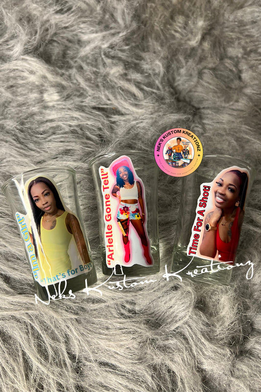 Custom Shot Glass Set of 3