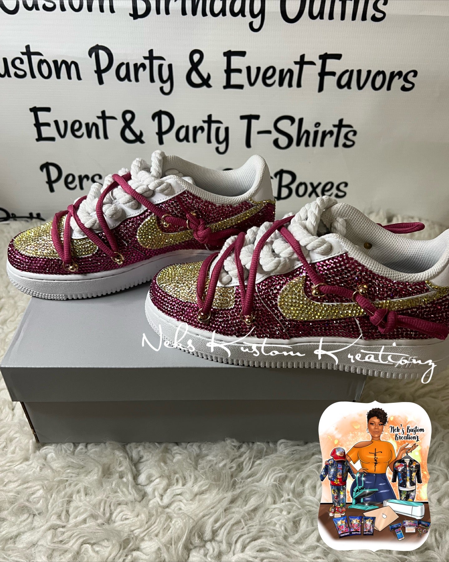 Full Bling Custom Air Force 1s (Your Color Choice/1-2 Colors)