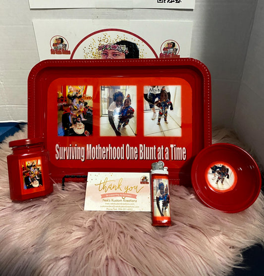 Customized Tray Gift Set – Personalized (Theme or Design if Your Choice)
