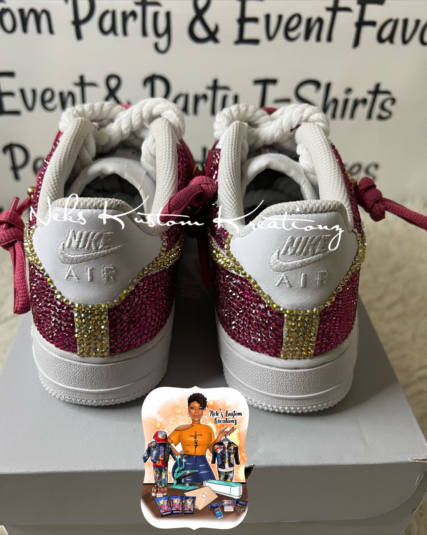 Full Bling Custom Air Force 1s (Your Color Choice/1-2 Colors)