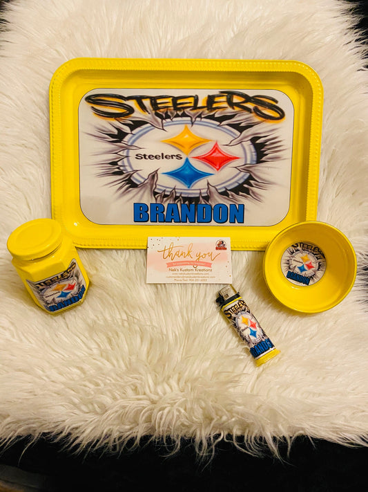 Steelers Customized Tray Gift Set