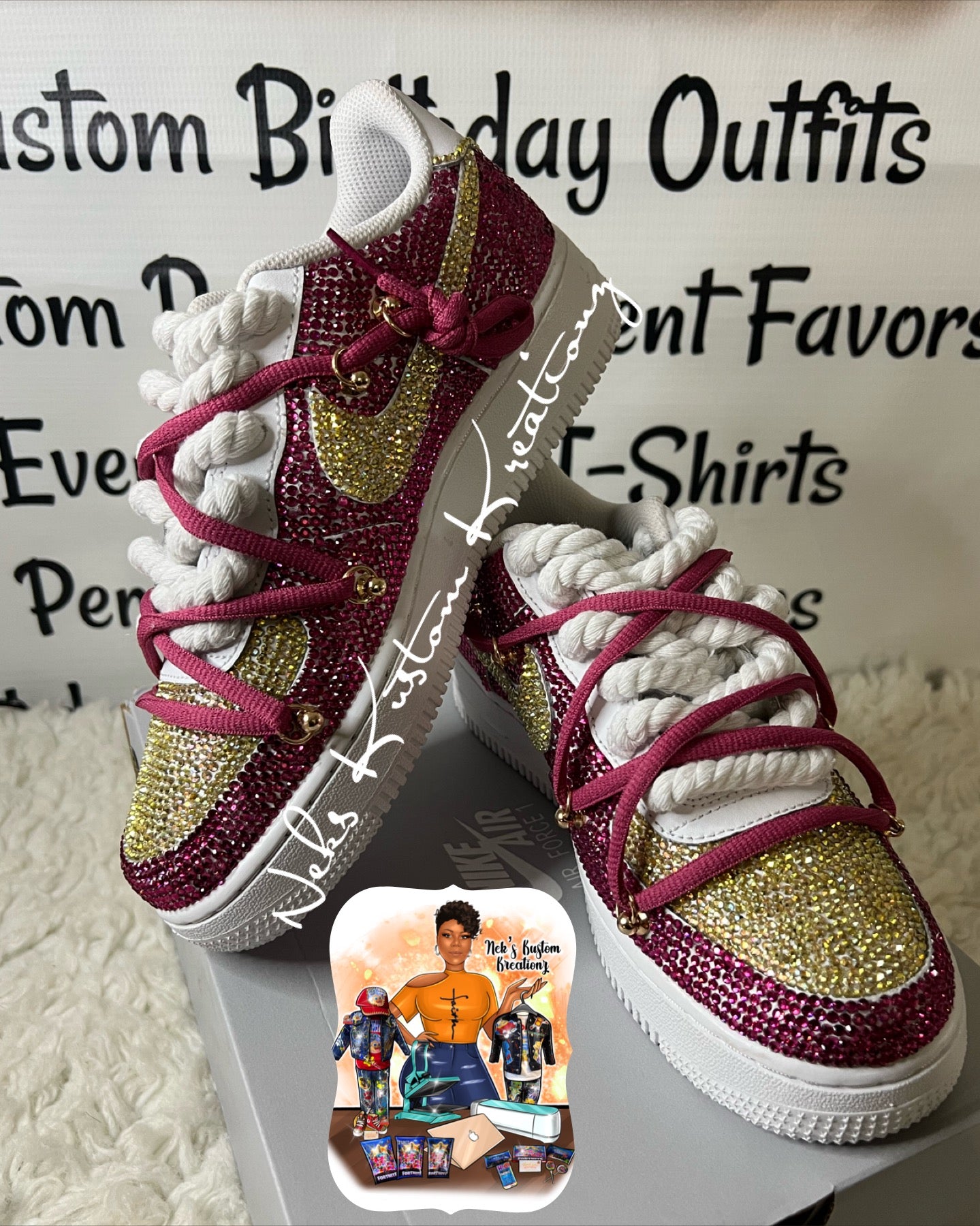 Full Bling Custom Air Force 1s (Your Color Choice/1-2 Colors)