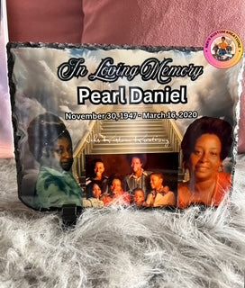 Custom Personalized Memorial Slate