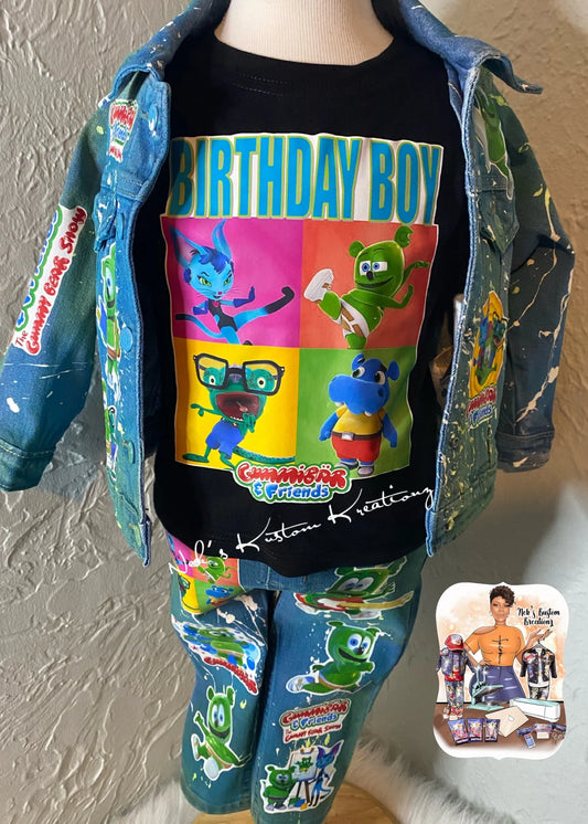 Custom GUMMIBAR & Friends Themed Outfit