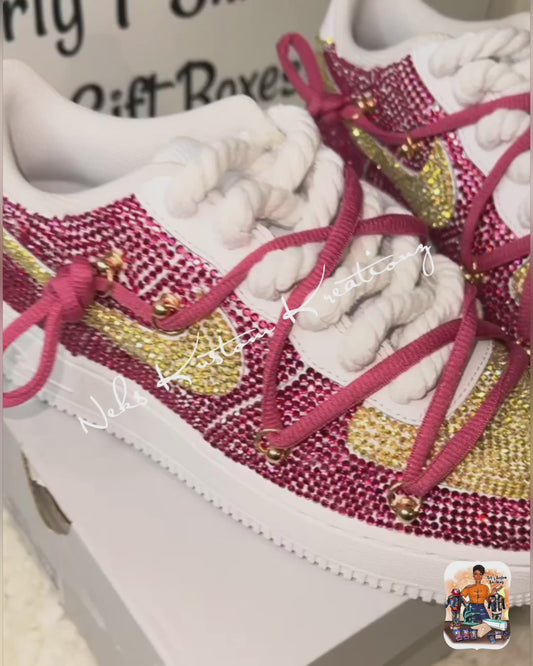 Full Bling Custom Air Force 1s (Your Color Choice/1-2 Colors)